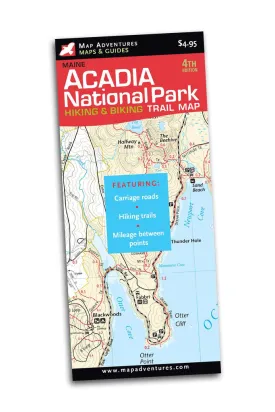 Acadia National Park Hiking & Biking Trail Map