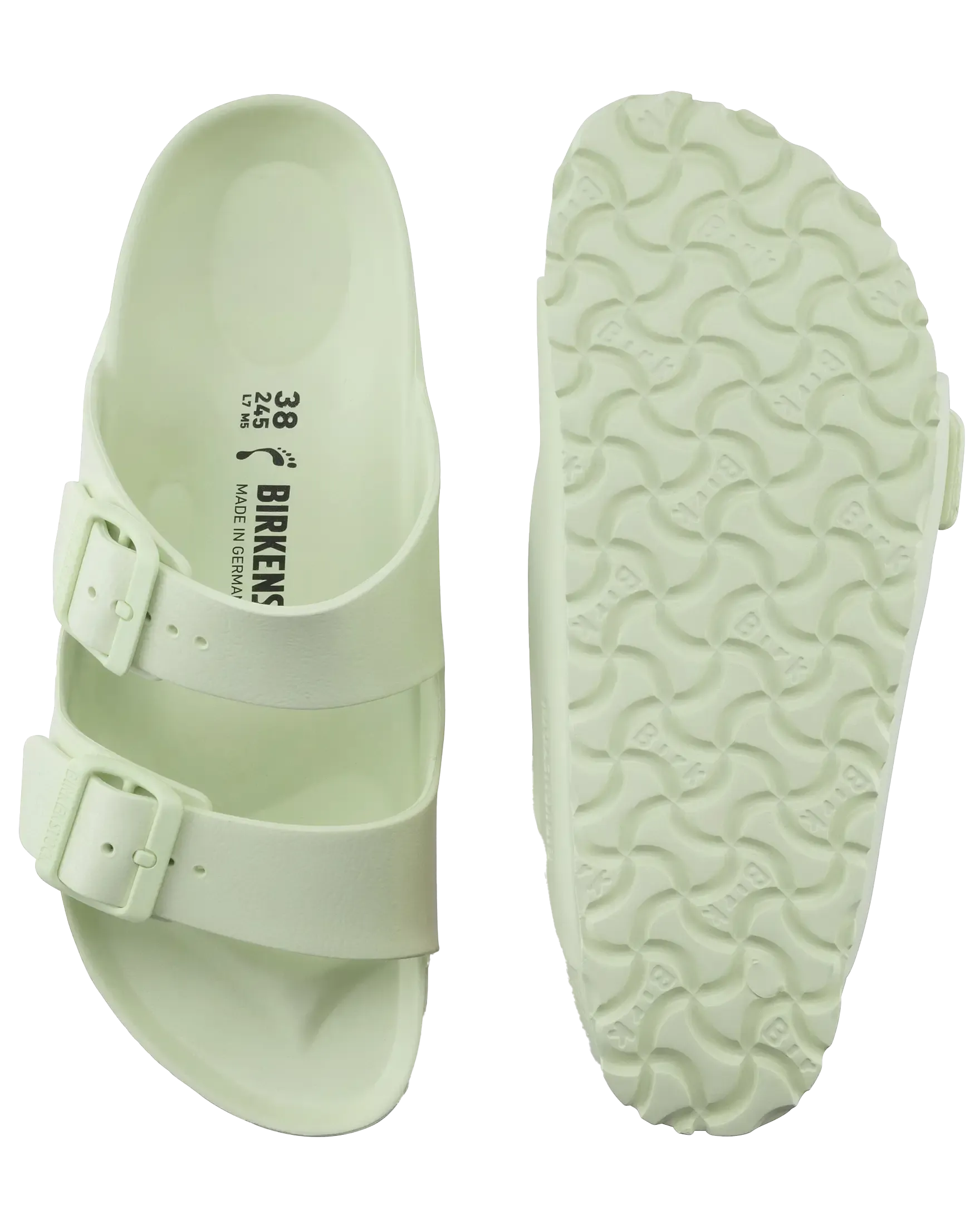 Arizona EVA Sandals in Faded Lime