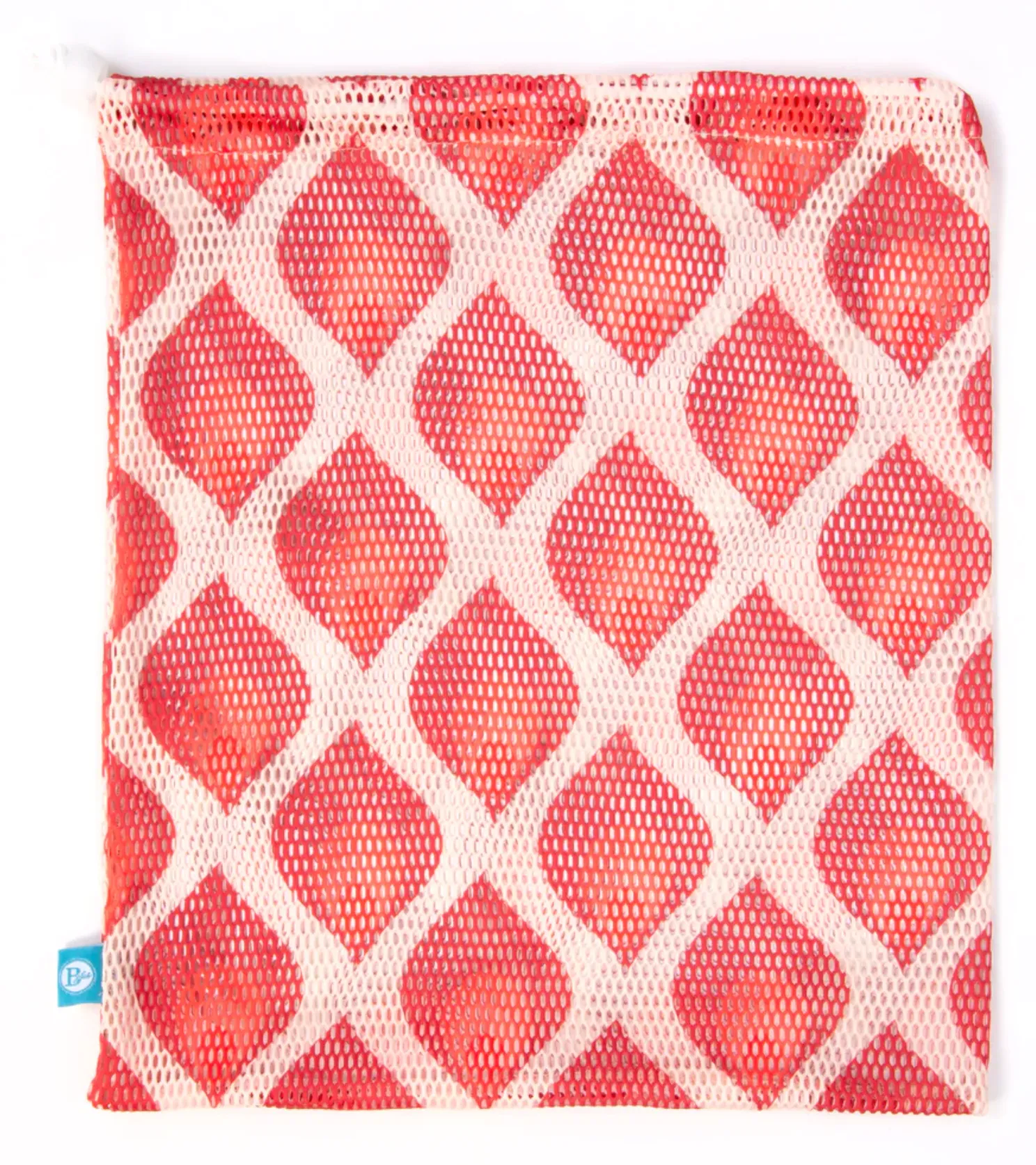 B Plus | Printed Mesh Bag | Red   Orange