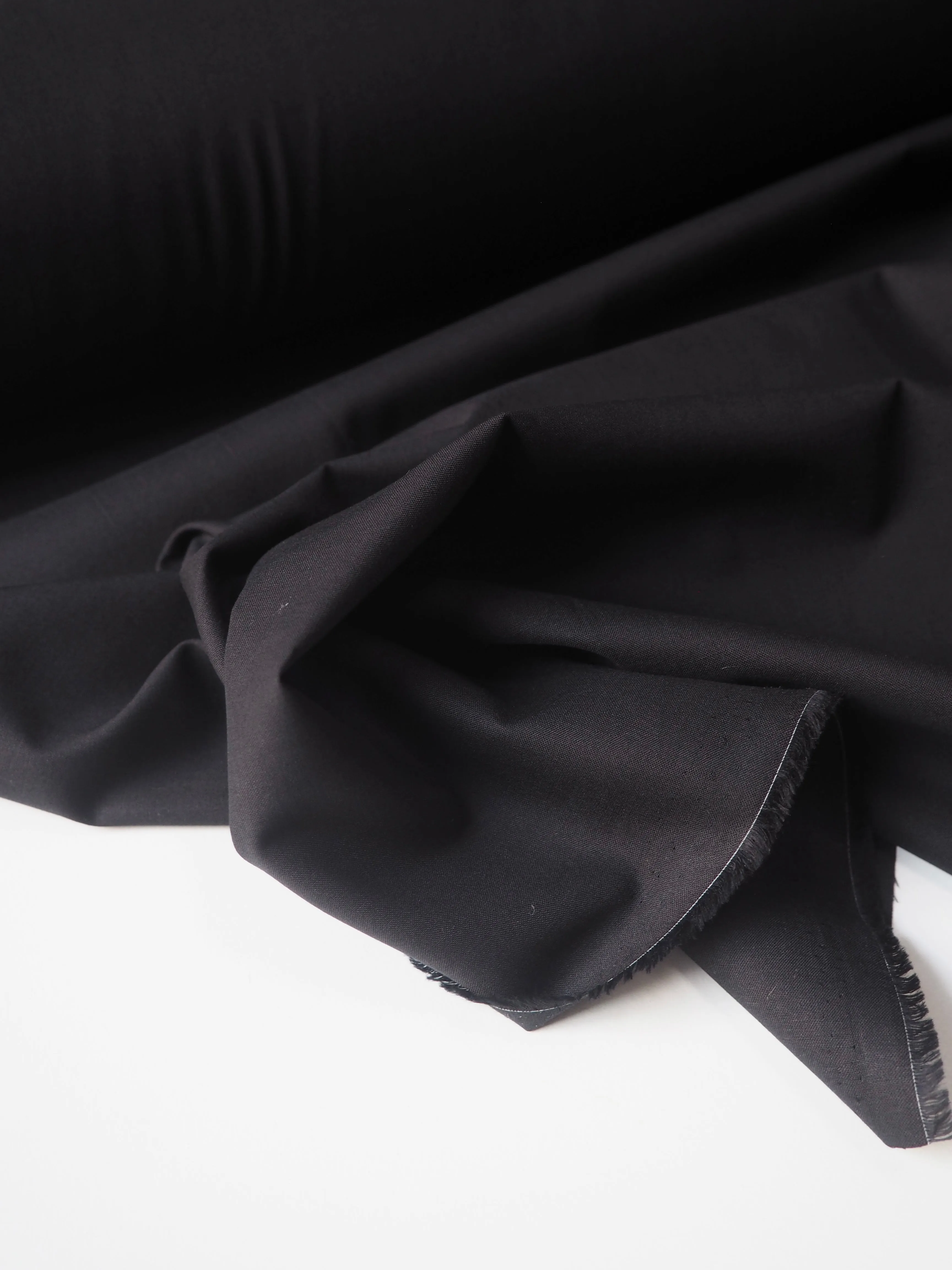 Black Lightweight Cotton