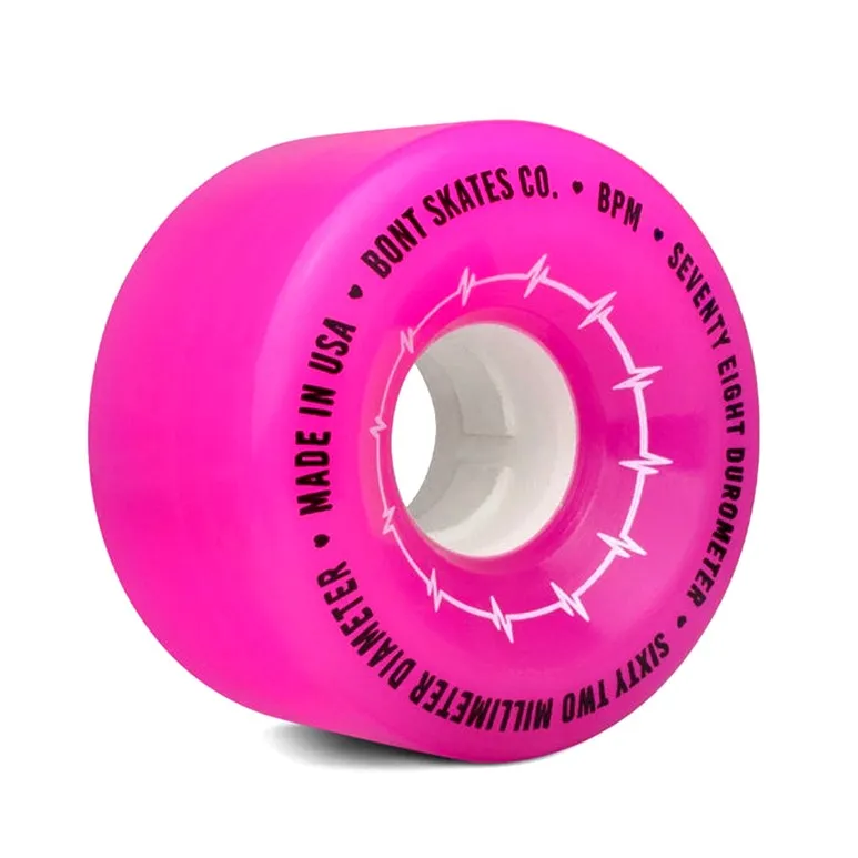 Bont BPM Pink Wheels 78A - 4 pack