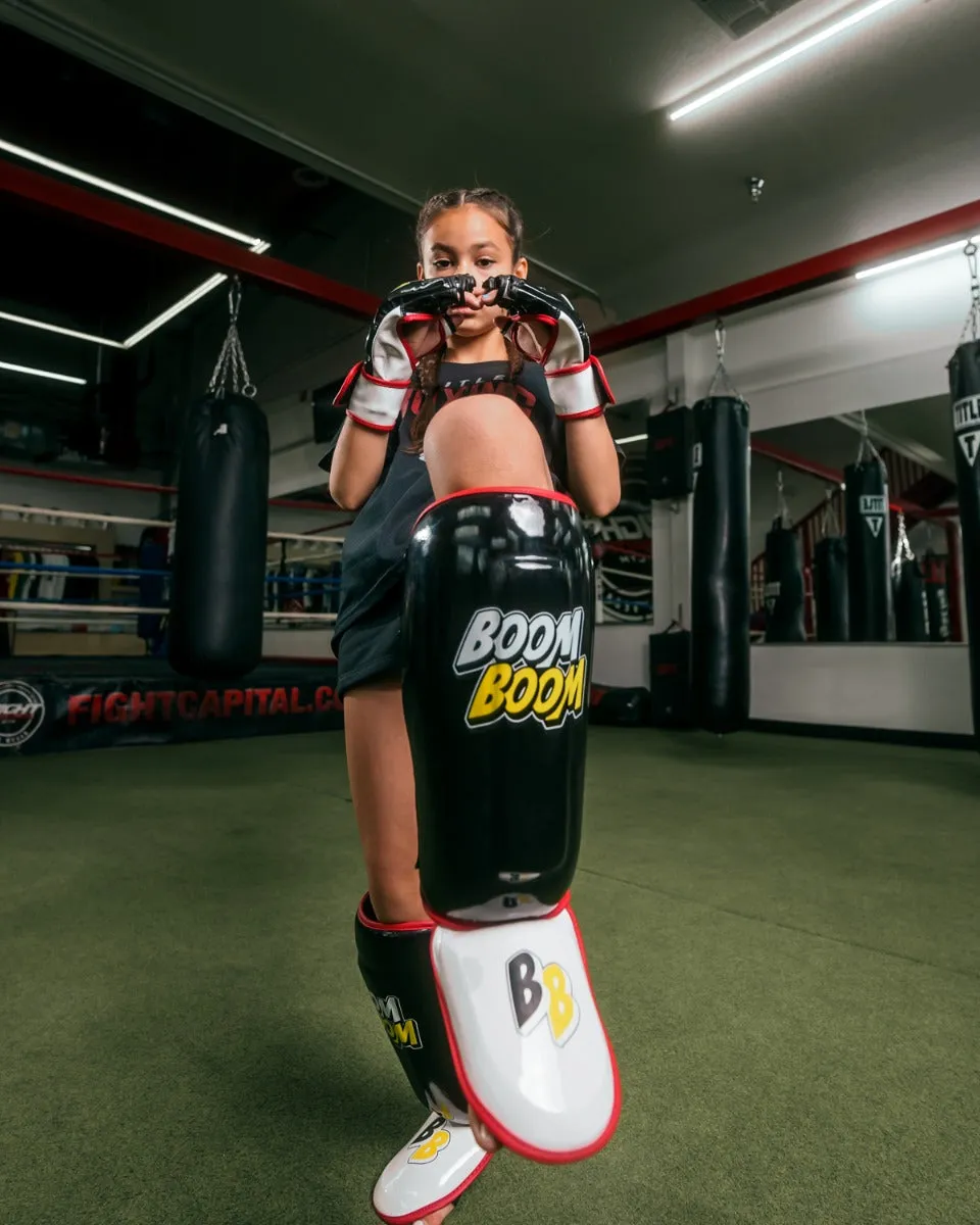 BOOM BOOM Boxing Bomber Youth Shin Guards