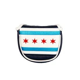 CMC Design Chicago Flag Mallet Putter Headcover