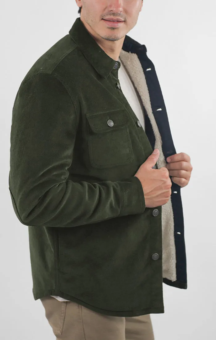 Concord Sherpa Lined Corduroy Shirt Jacket