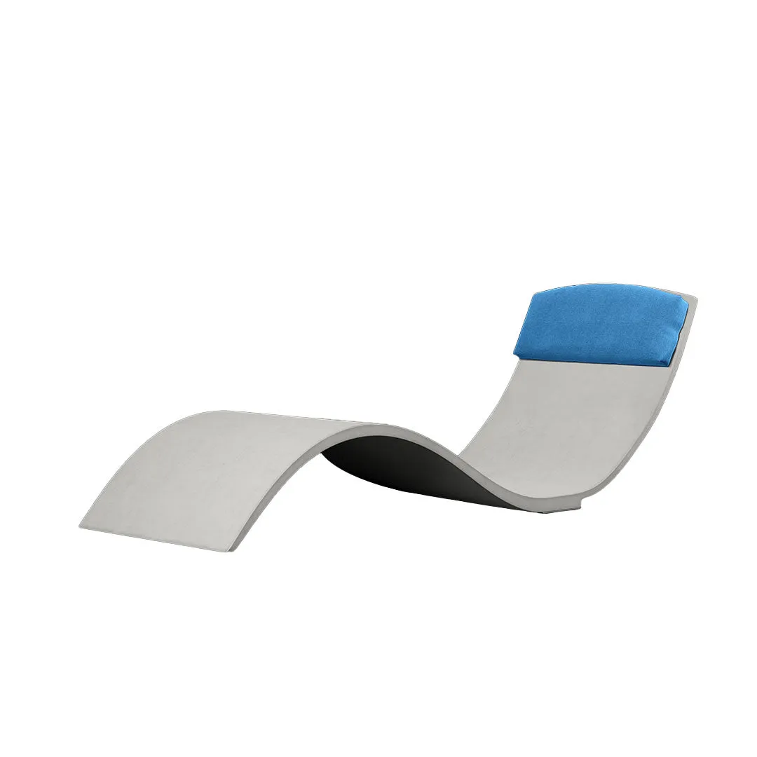 Curve II Chaise Lounger (Set of Two) - Luxury Concrete Pool Lounge Chair