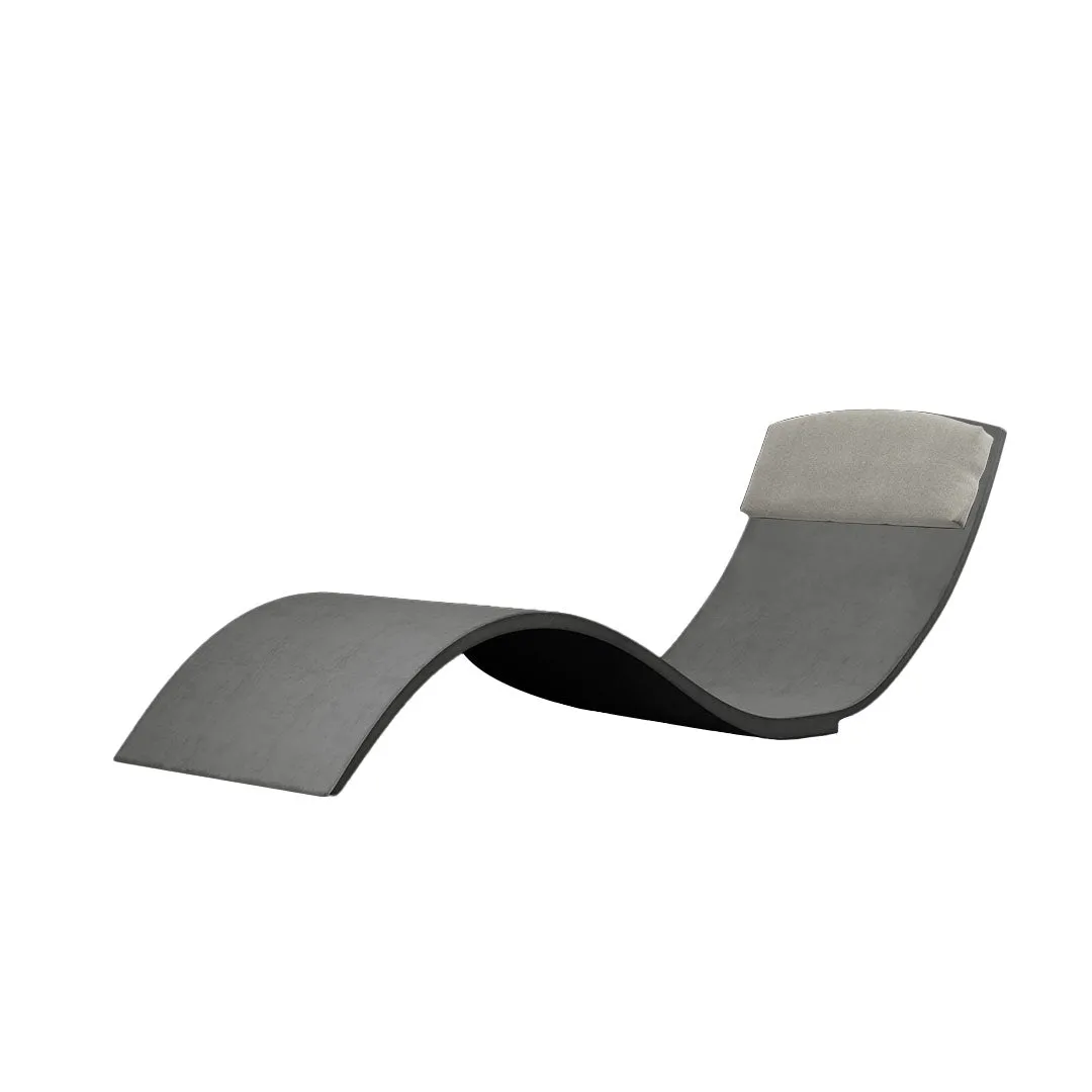 Curve II Chaise Lounger (Set of Two) - Luxury Concrete Pool Lounge Chair