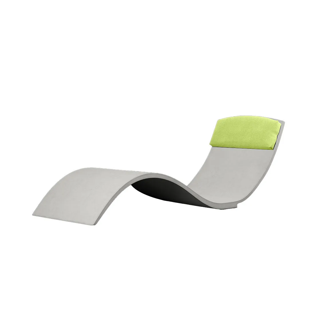 Curve II Chaise Lounger (Set of Two) - Luxury Concrete Pool Lounge Chair