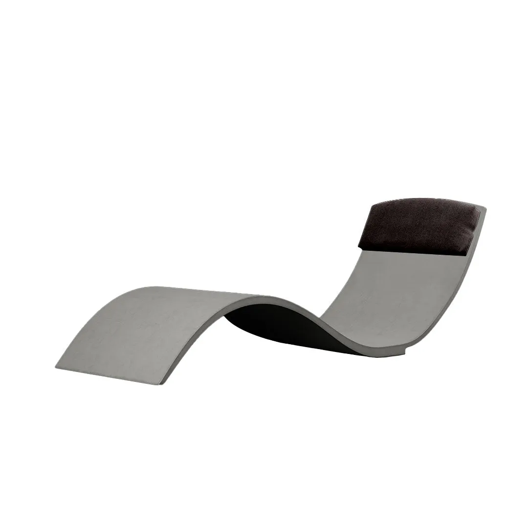 Curve II Chaise Lounger (Set of Two) - Luxury Concrete Pool Lounge Chair