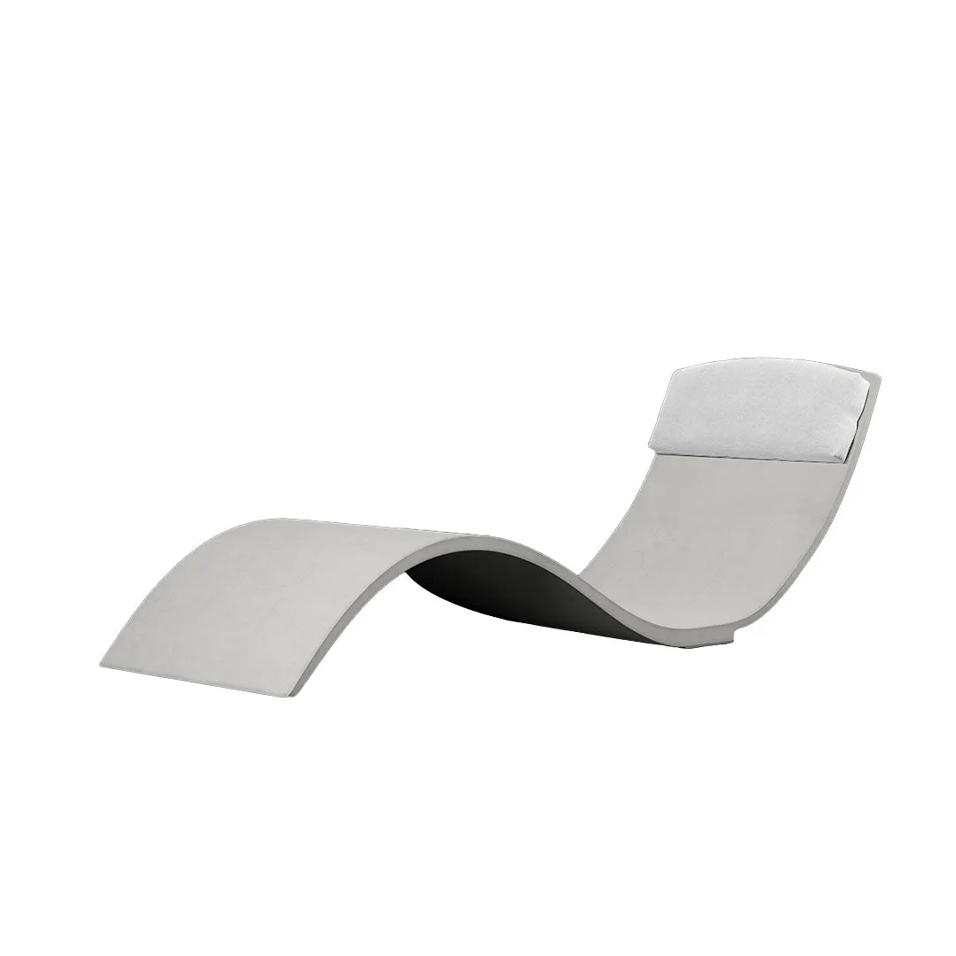 Curve II Chaise Lounger (Set of Two) - Luxury Concrete Pool Lounge Chair