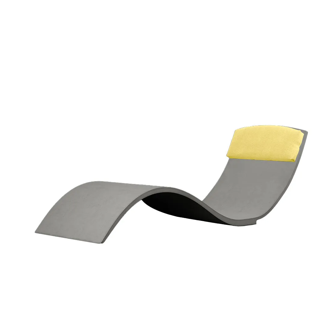 Curve II Chaise Lounger (Set of Two) - Luxury Concrete Pool Lounge Chair