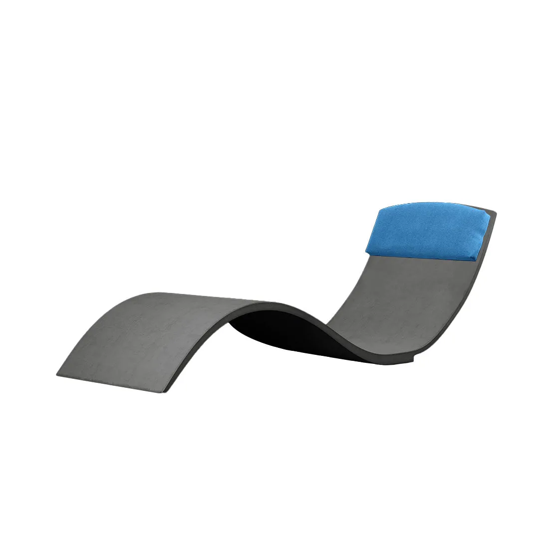 Curve II Chaise Lounger (Set of Two) - Luxury Concrete Pool Lounge Chair