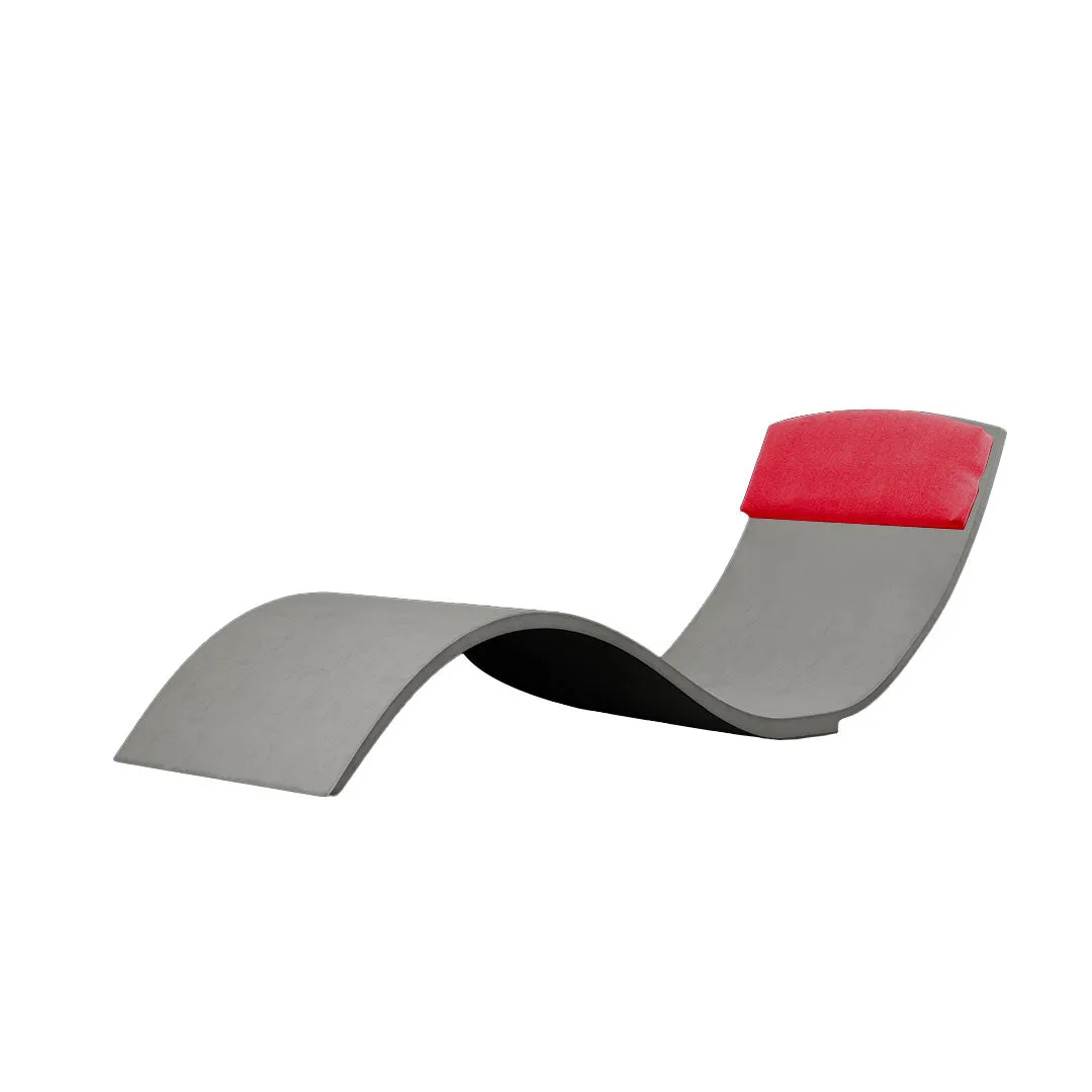 Curve II Chaise Lounger (Set of Two) - Luxury Concrete Pool Lounge Chair