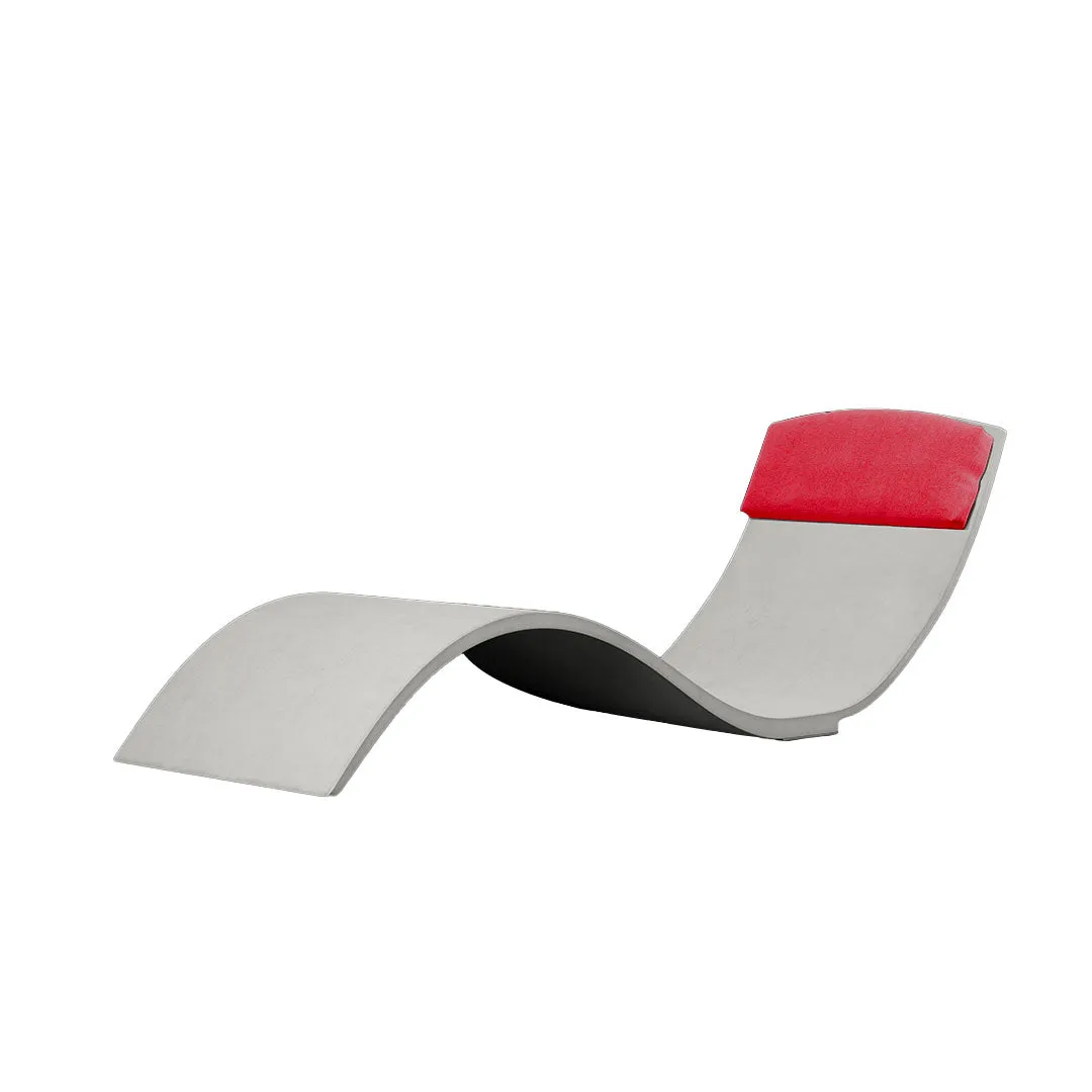 Curve II Chaise Lounger (Set of Two) - Luxury Concrete Pool Lounge Chair