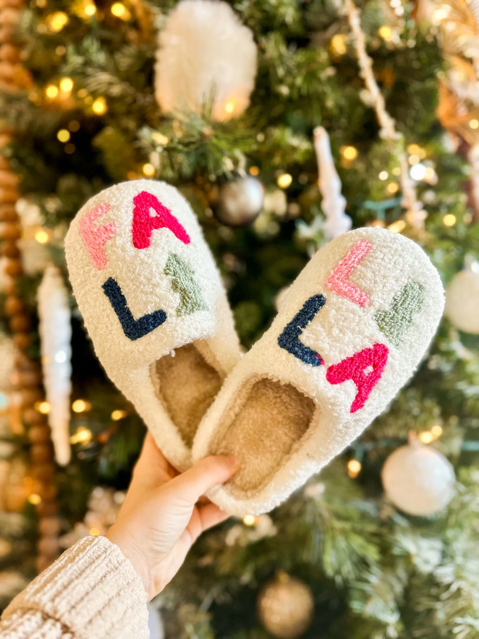 Fa La La Fuzzy Slippers