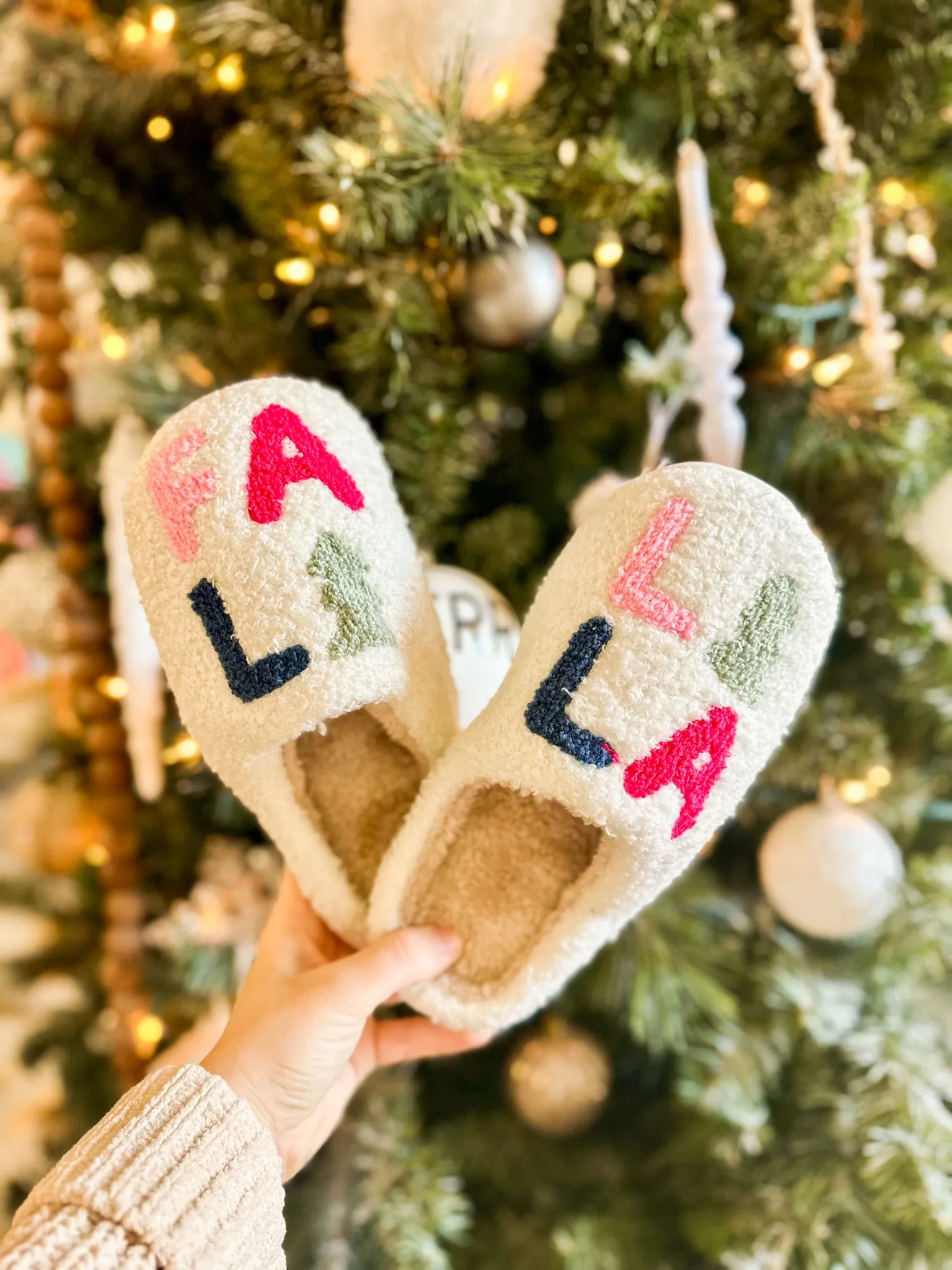 Fa La La Fuzzy Slippers