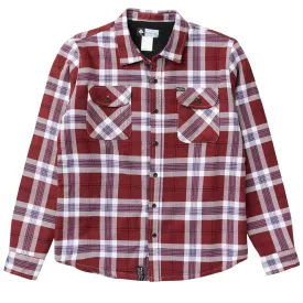 FACTION SHERPA LINED FLANNEL - BURGUNDY