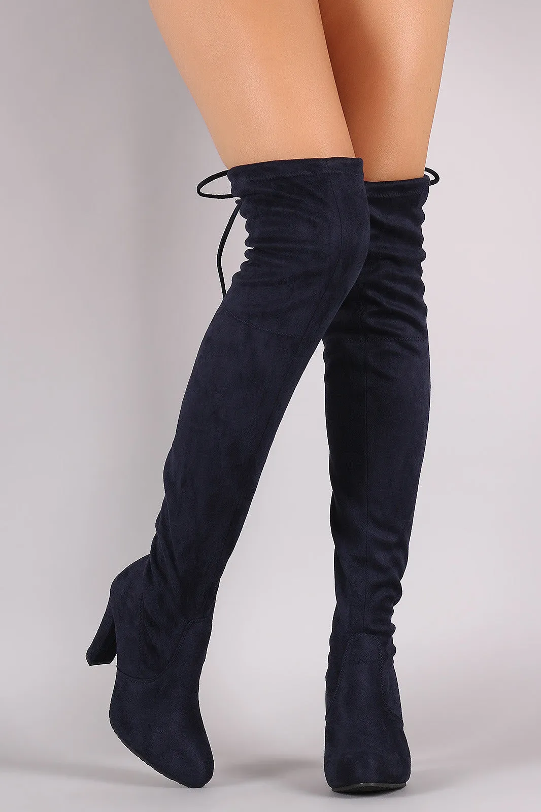 Fanny - Drawstring  Heeled Boots