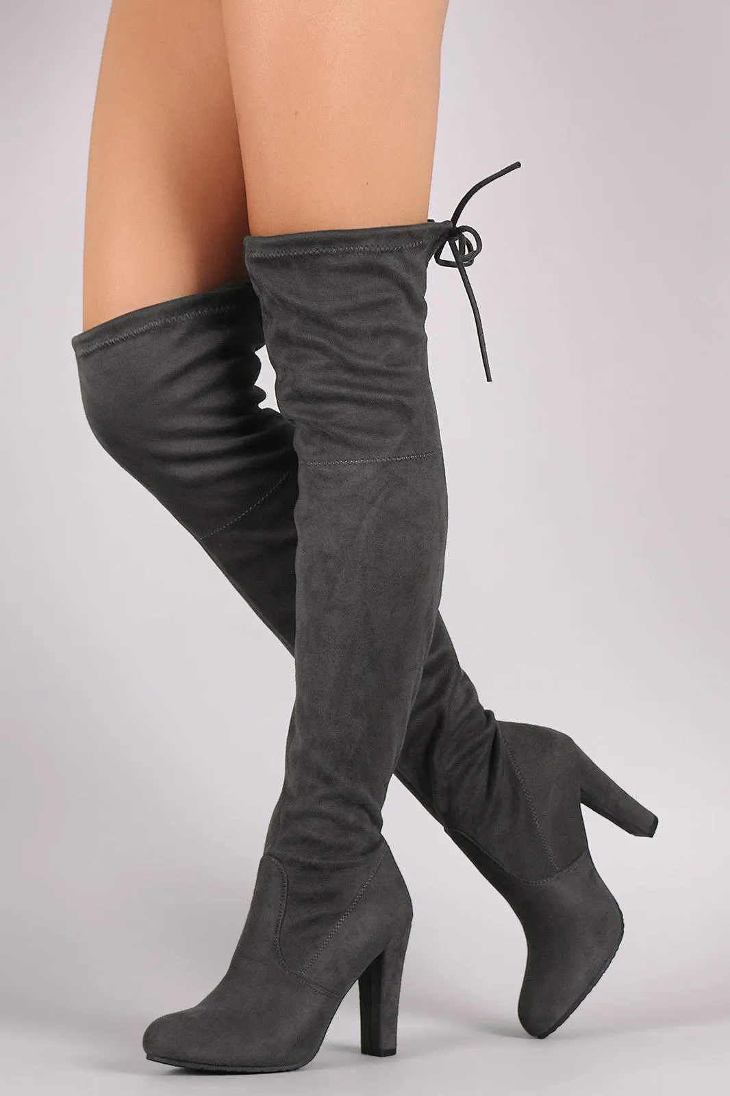 Fanny - Drawstring  Heeled Boots