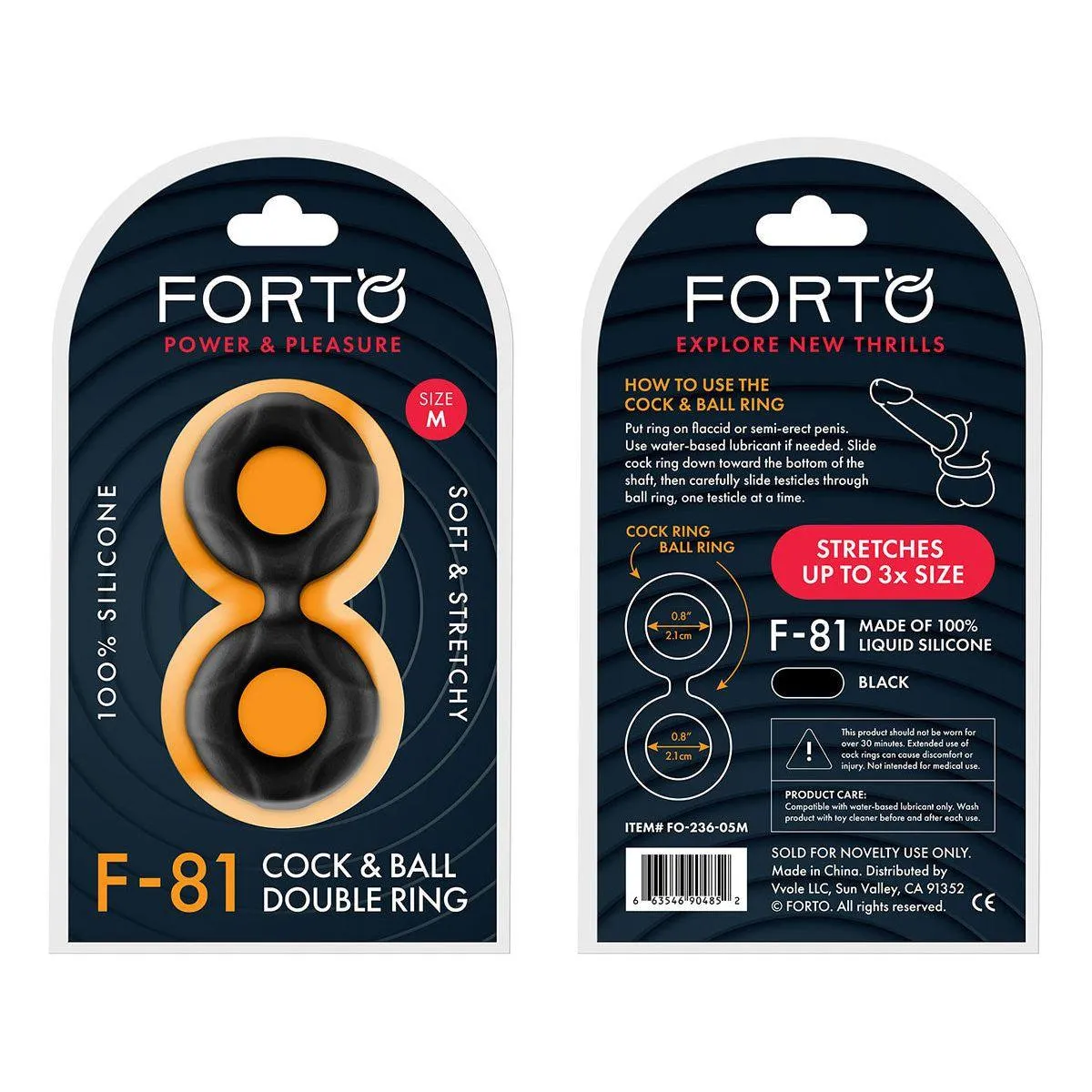 FORTO F-81 47mm Double Ring - Black