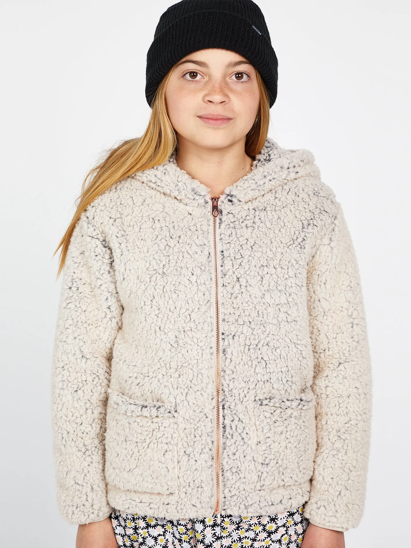 Girls Lived In Lounge Phuz Zip Up Jacket - Sand