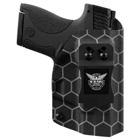 Gray Honeycomb Custom Printed Holster - IWB Kydex Holster