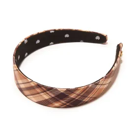 HICKORY PLAID PRINTED BESSETTE HEADBAND