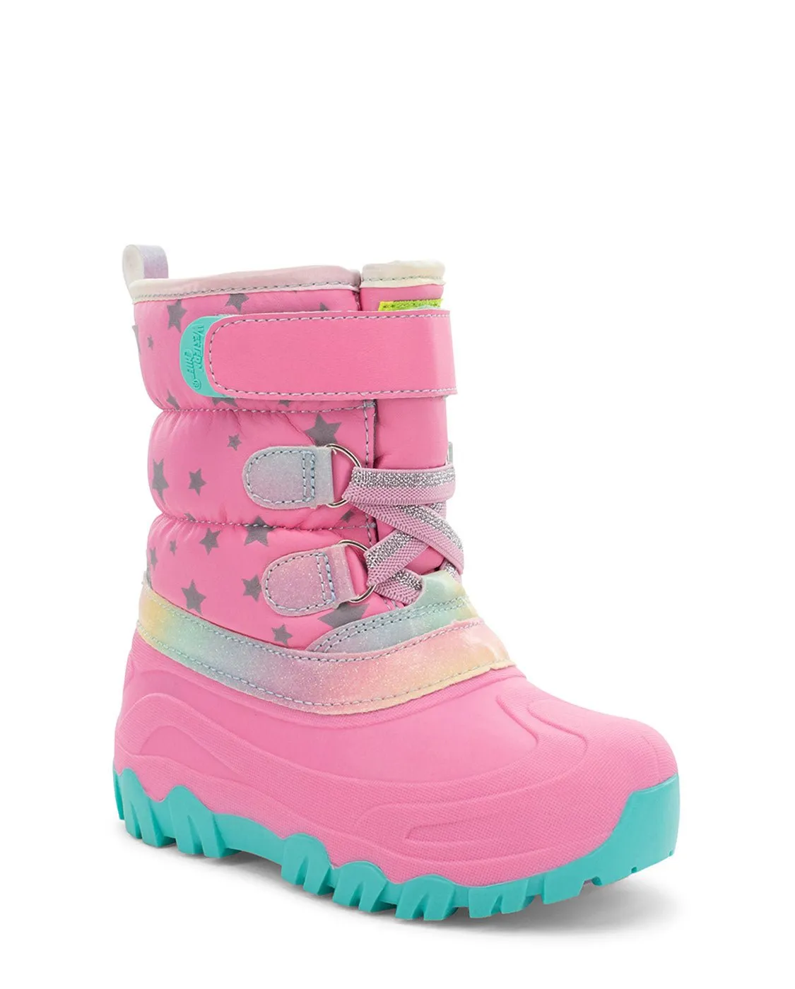 Kids Ascend Faux Fur Cold Weather Boot - Pink