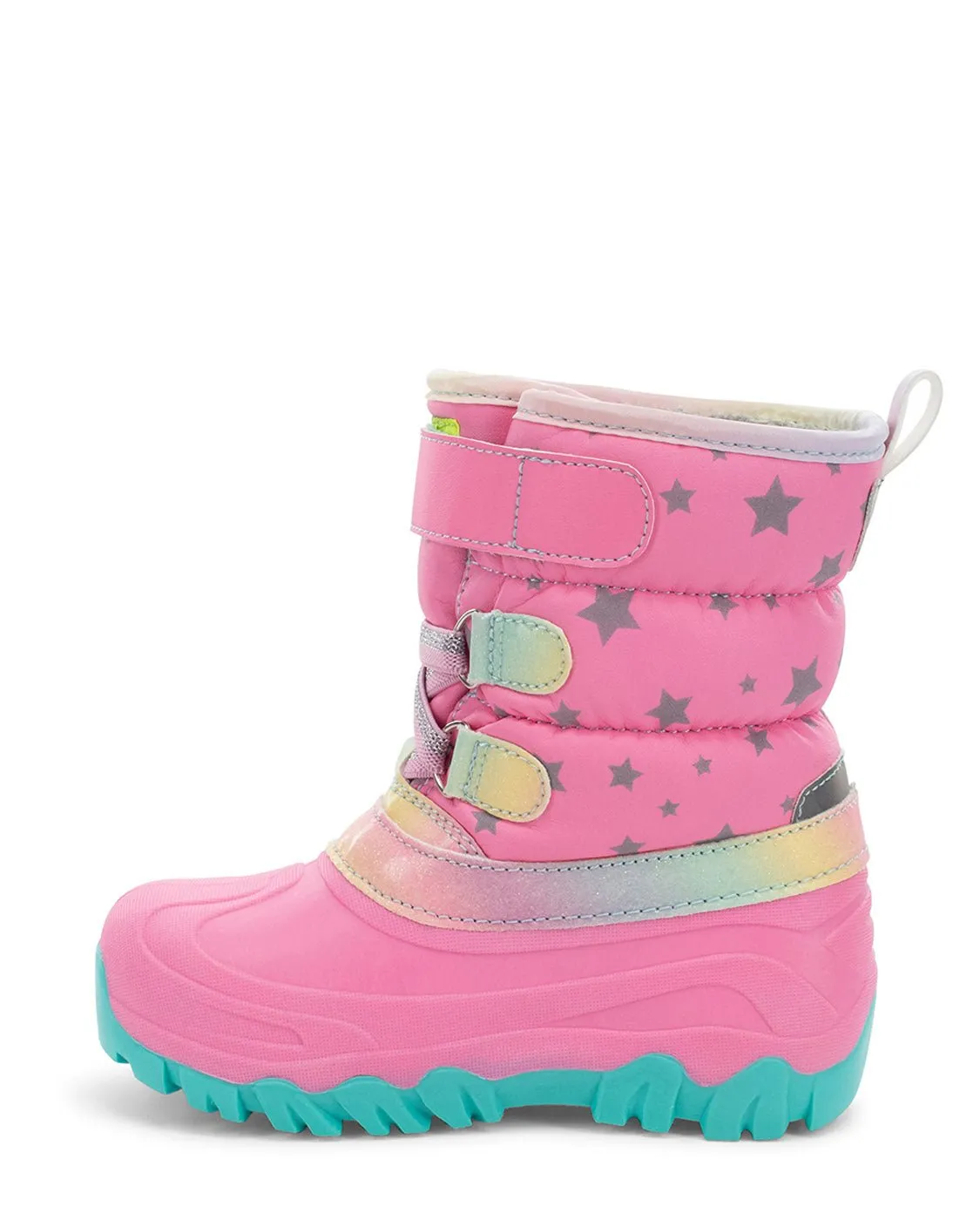 Kids Ascend Faux Fur Cold Weather Boot - Pink