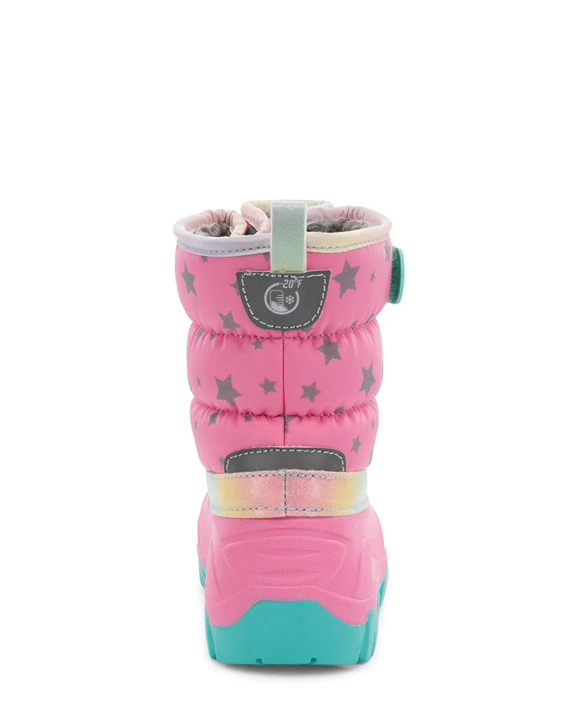 Kids Ascend Faux Fur Cold Weather Boot - Pink