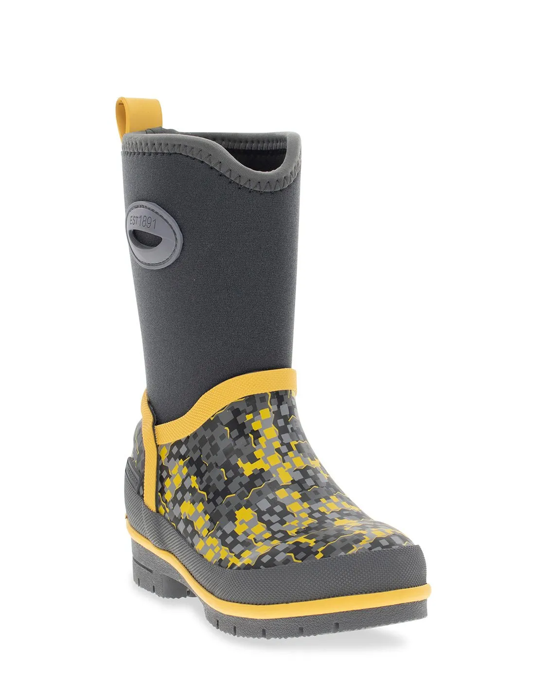 Kids Power Pixel Neoprene Cold Weather Boot - Charcoal