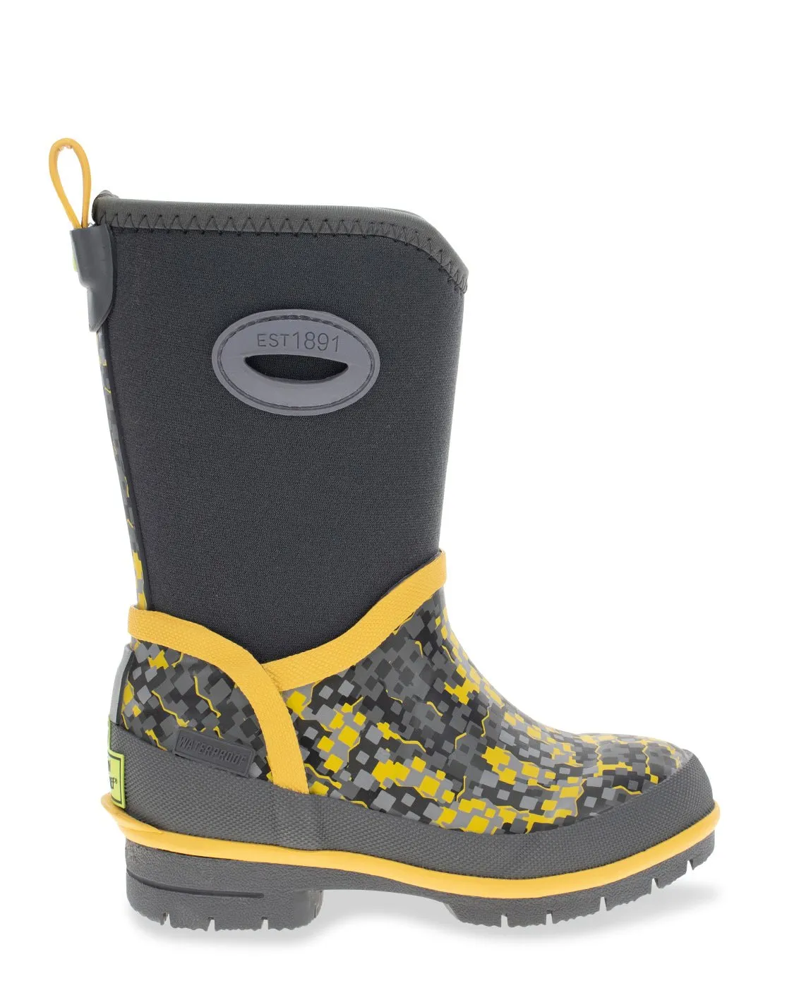 Kids Power Pixel Neoprene Cold Weather Boot - Charcoal