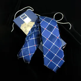 Peluche Alluring Checks Microfiber Necktie For Men