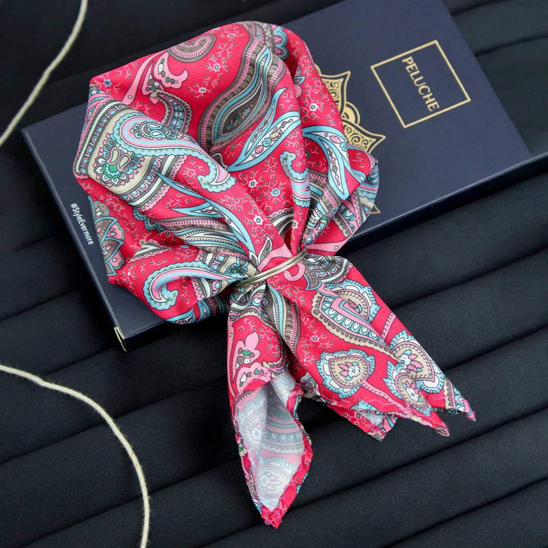 Peluche Beautiful Paisley Pattern Pocket Square For Men