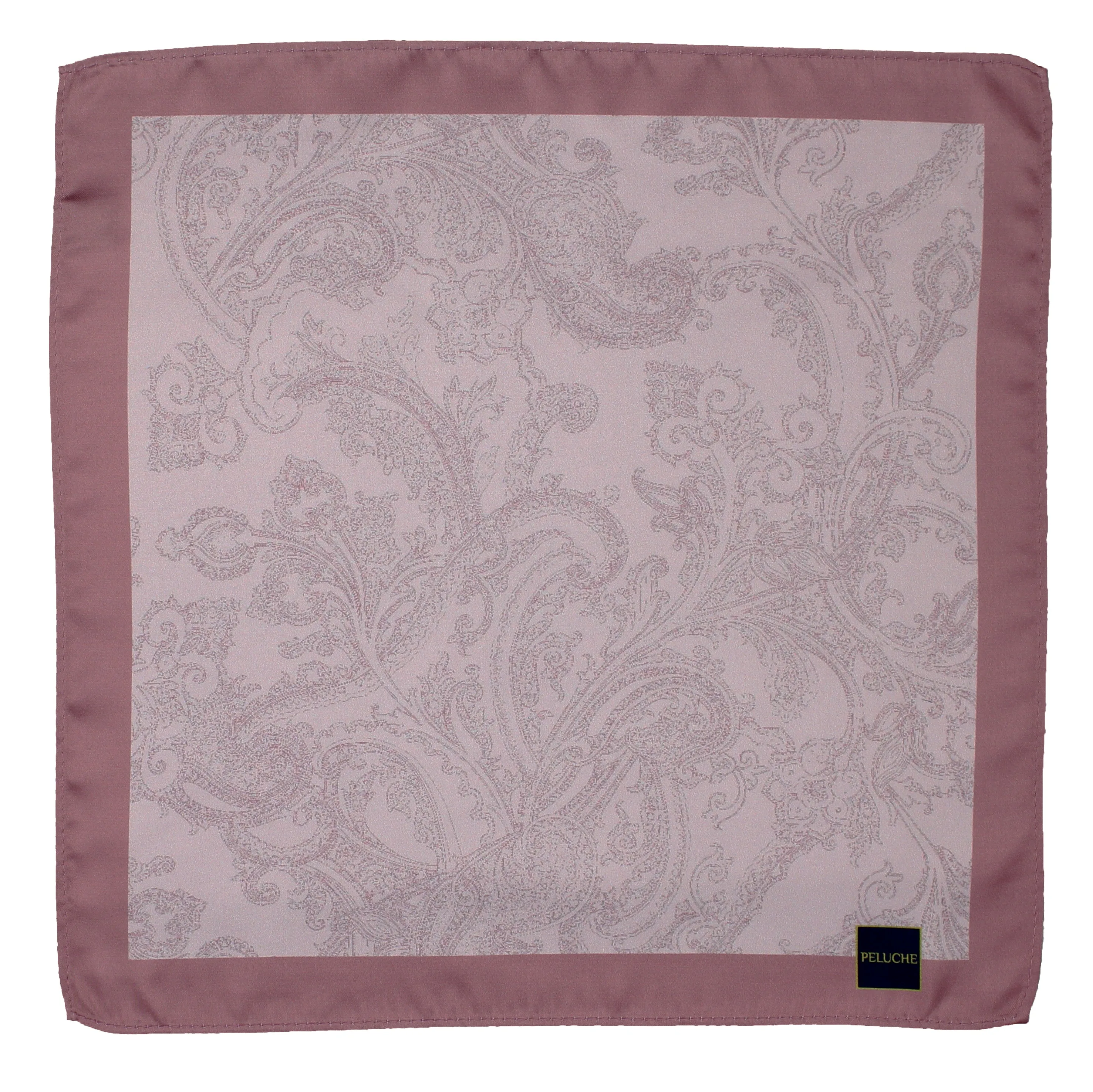 Peluche PolySilk Flawless Paisley Pocket Square For Men