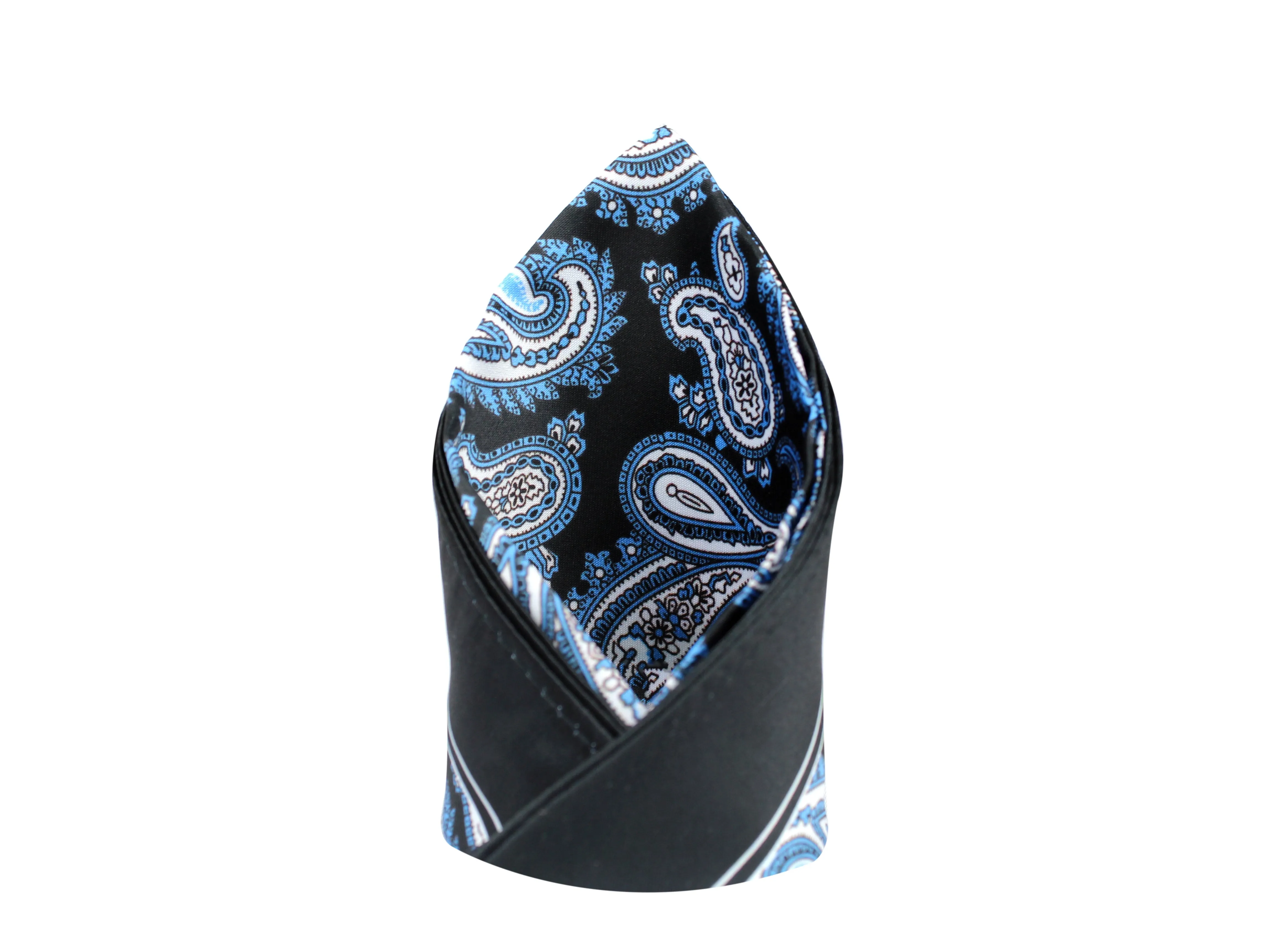 Peluche PolySilk Paisley Print Pocket Square For Men