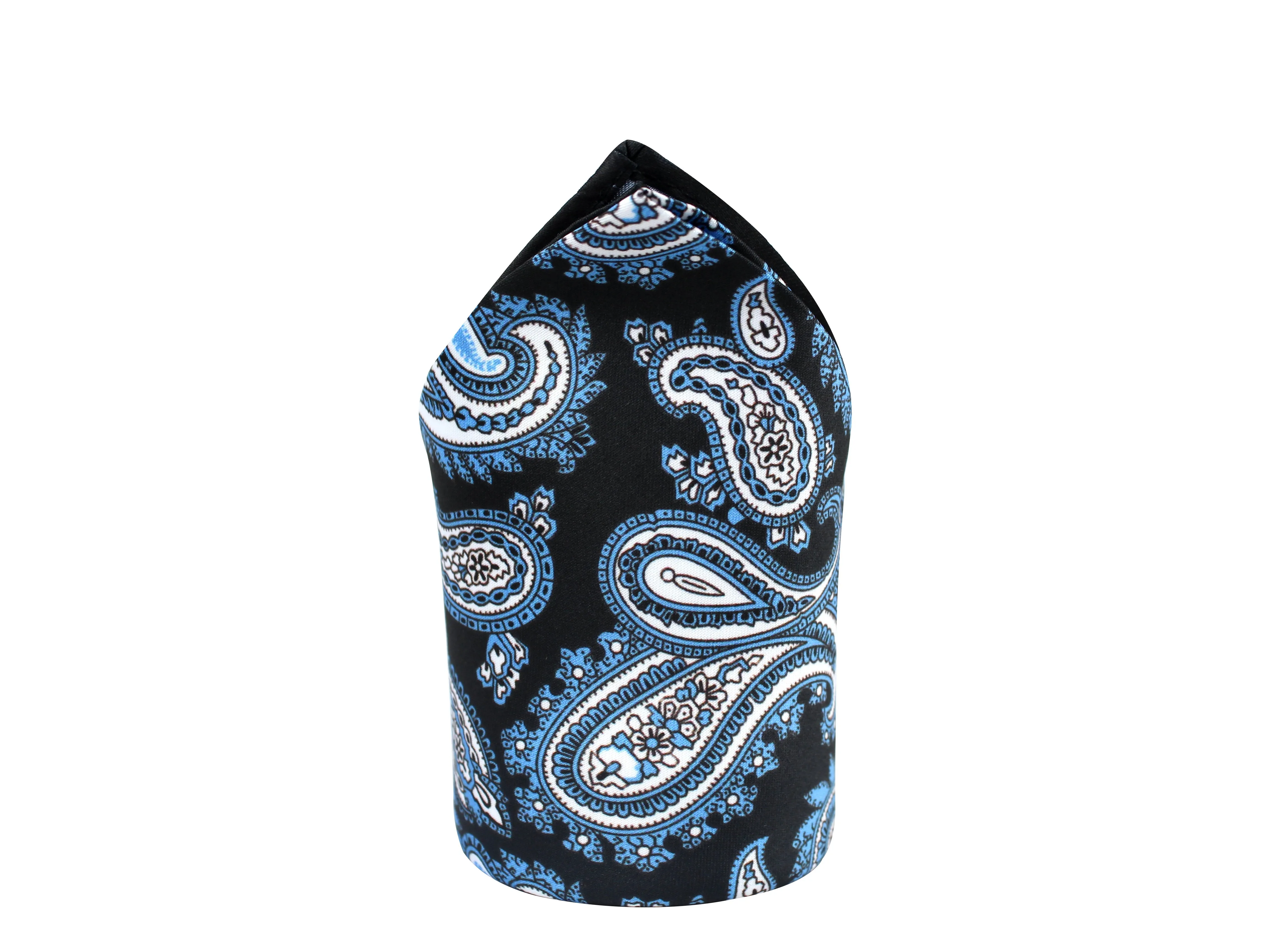 Peluche PolySilk Paisley Print Pocket Square For Men