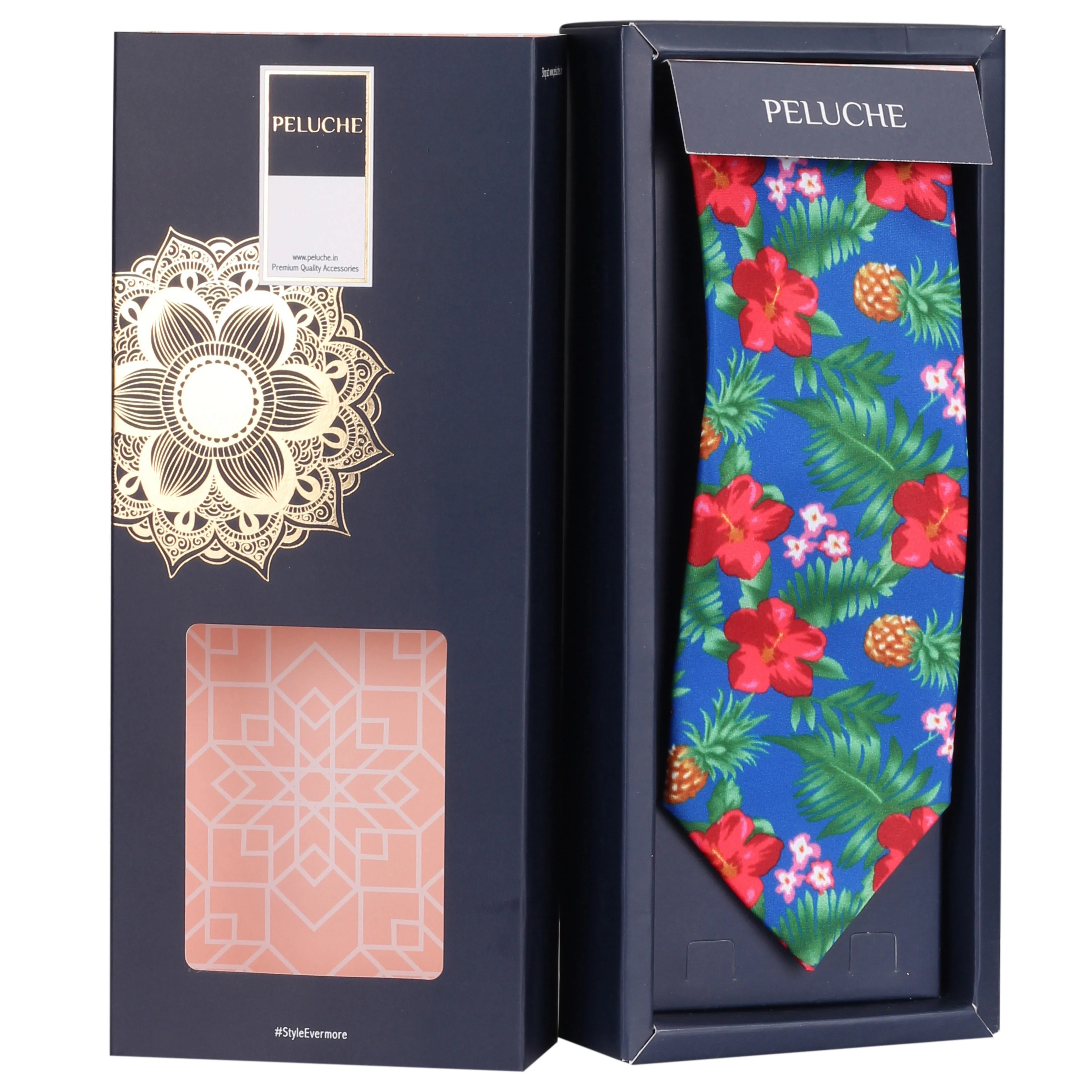 Peluche The Floral Ambush Microfiber Necktie For Men