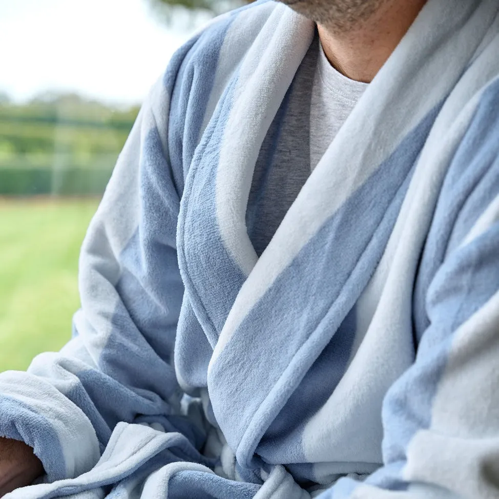 Plush Ocean City CORNFLOWER Bathrobe by Linen House