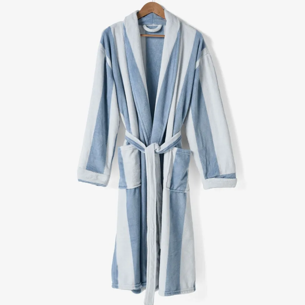 Plush Ocean City CORNFLOWER Bathrobe by Linen House