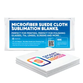 Printed 14"x14" MWipes™ Suede Microfiber Screen Cleaning Cloth