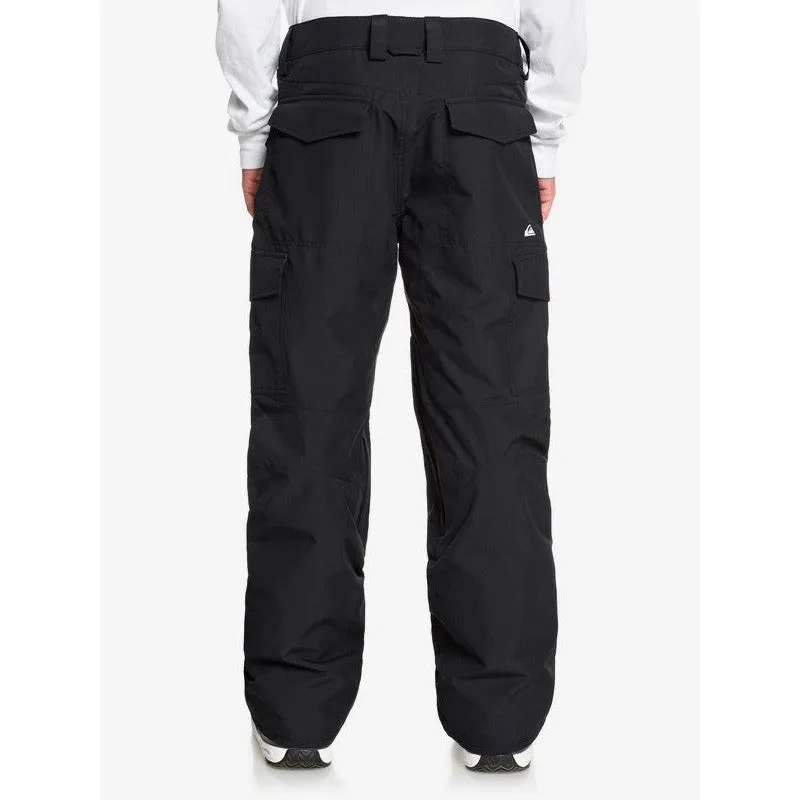 Quiksilver Mens Porter Snow Pant True Black- KVJ0