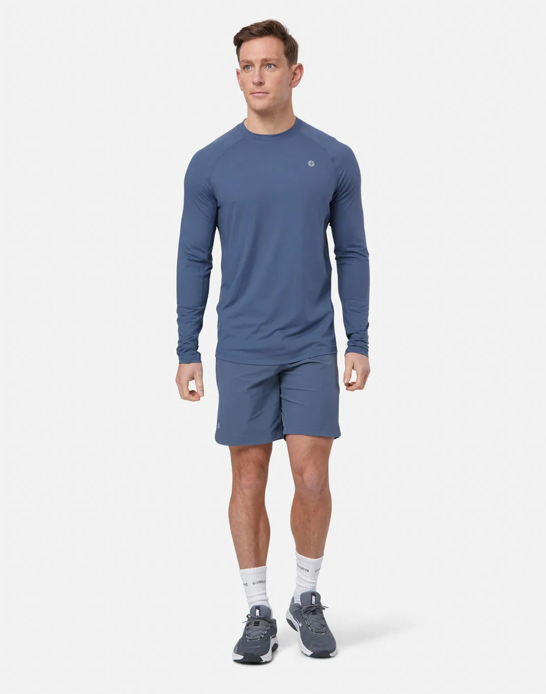 Relentless Long Sleeve Tee in Thunder Blue