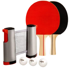 Retractable Anywhere Table Tennis Set