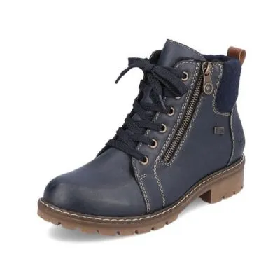 Rieker Y9105-14 Blue Women's Ankle Boots