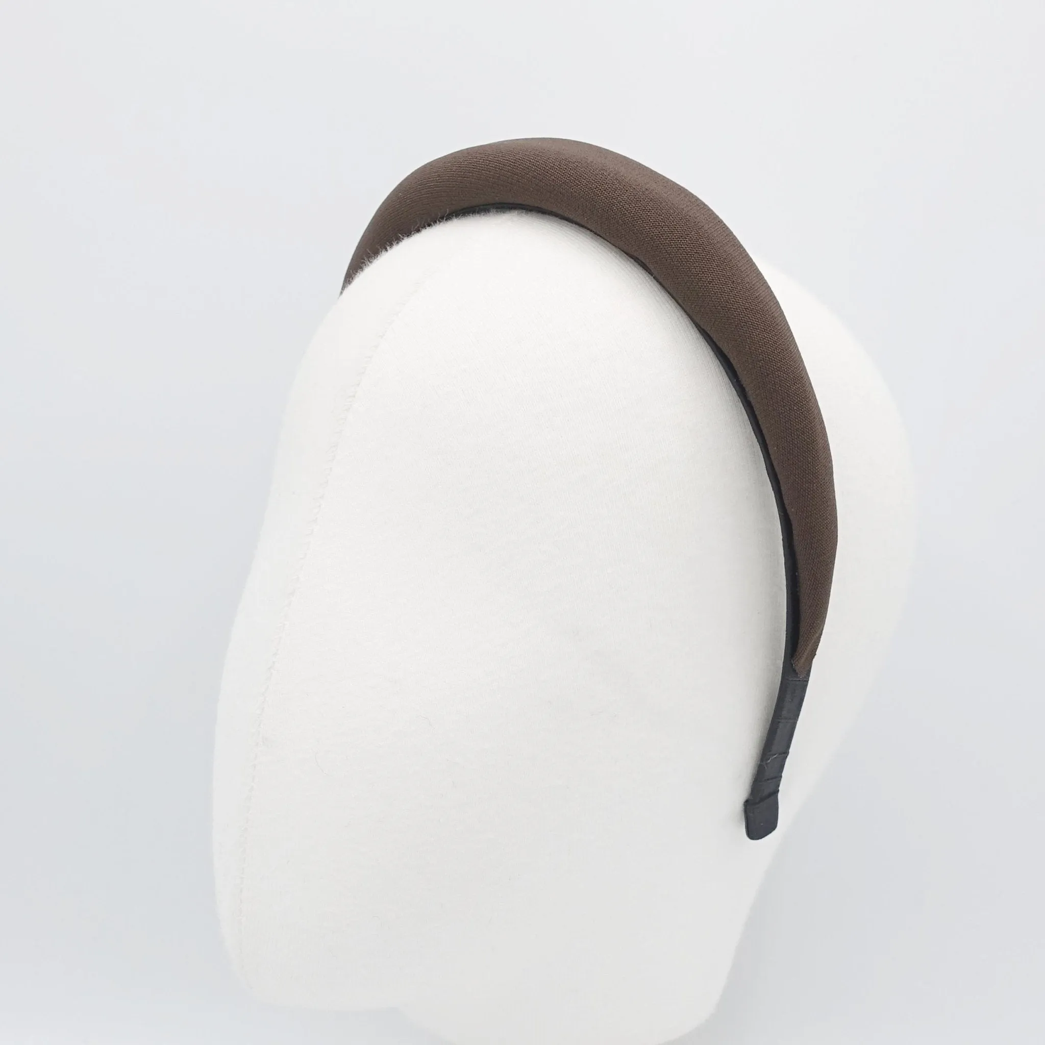 rolled-up padded headband thin stylish fashion hairband for women