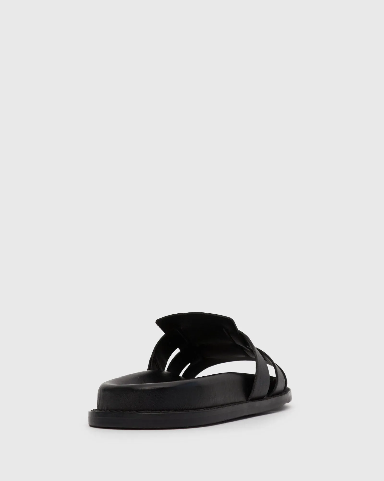 TAMARA Leather Footbed Slide Sandals