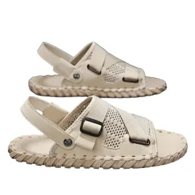 TEEK - Mens Breathable Leather Open Toe Sandals