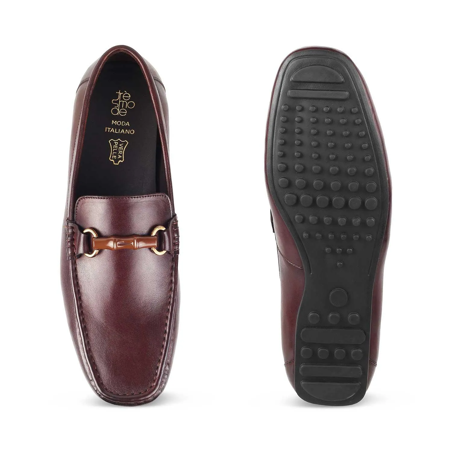 The Porter Brown Men's Leather Loafers Tresmode