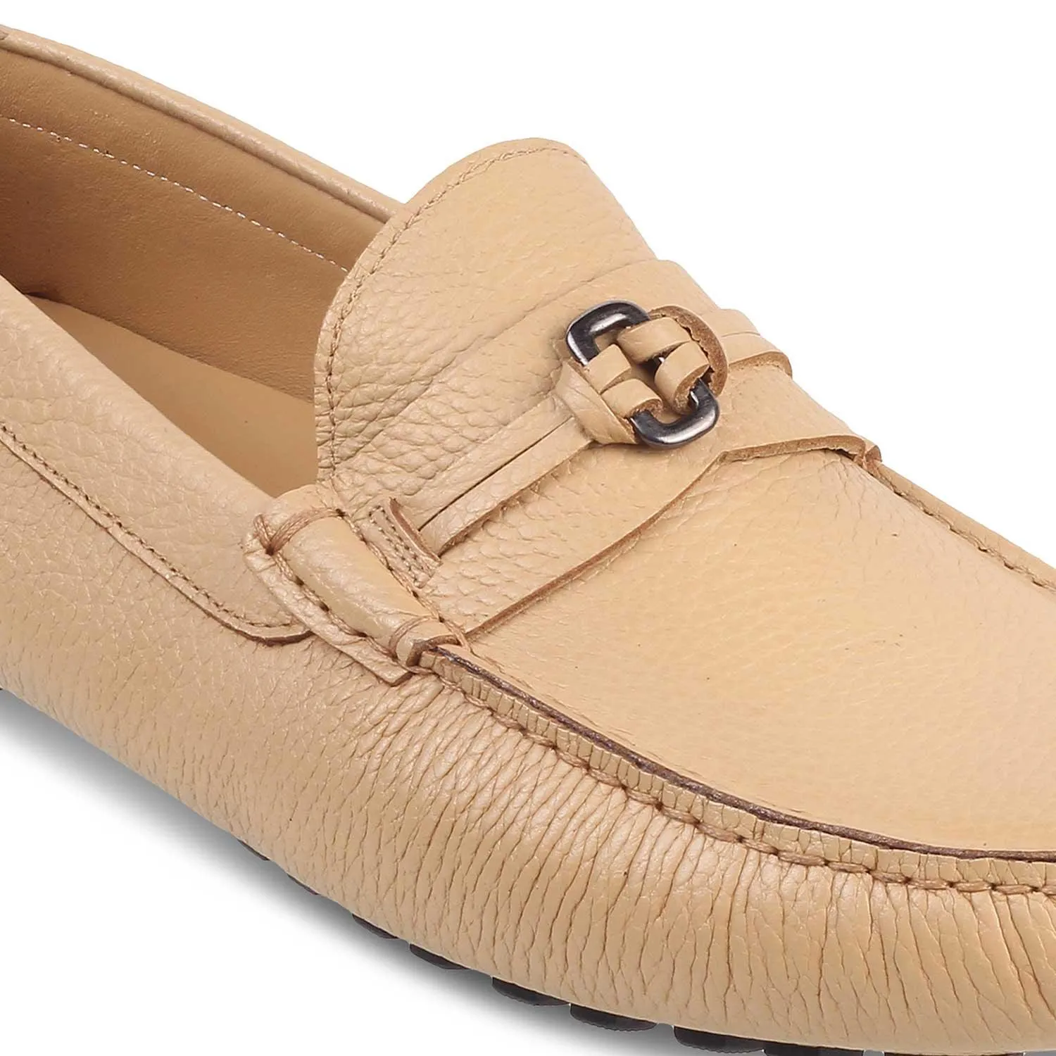 The Yacht Tan Men's Handcrafted Leather Driving Loafers Tresmode