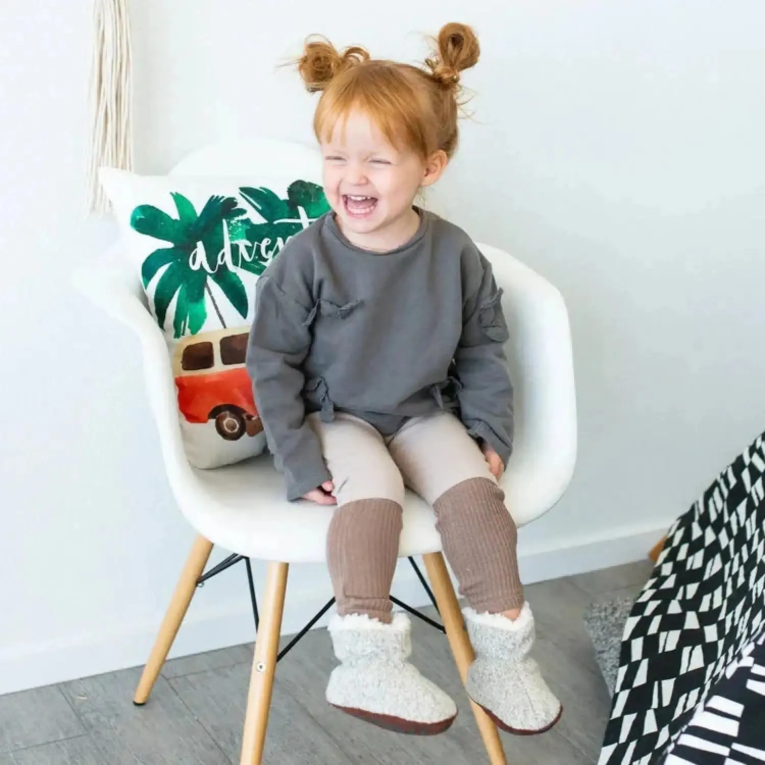 Toddler’s Ragg Wool Booties